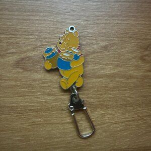Pooh From Winnie the Pooh enamel Charm Zipper Puller or Keychain Disney
